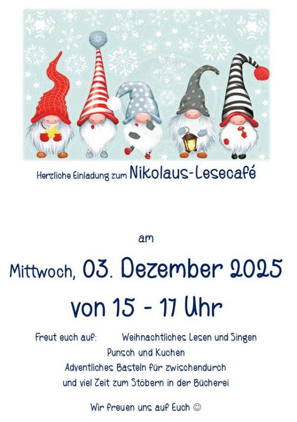 Lesecafe Nikolaus 2025